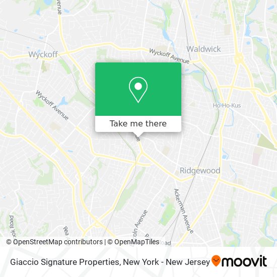 Giaccio Signature Properties map