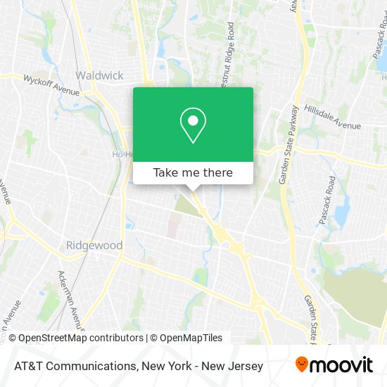 Mapa de AT&T Communications