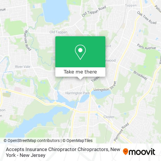 Accepts Insurance Chiropractor Chiropractors map