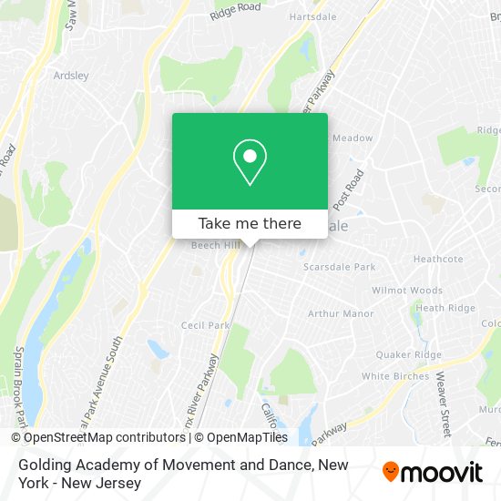 Golding Academy of Movement and Dance map