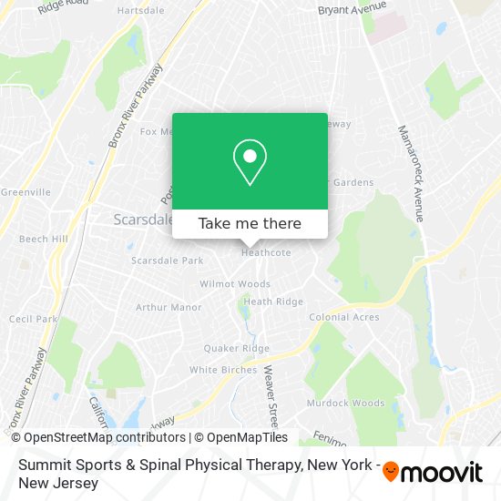 Mapa de Summit Sports & Spinal Physical Therapy