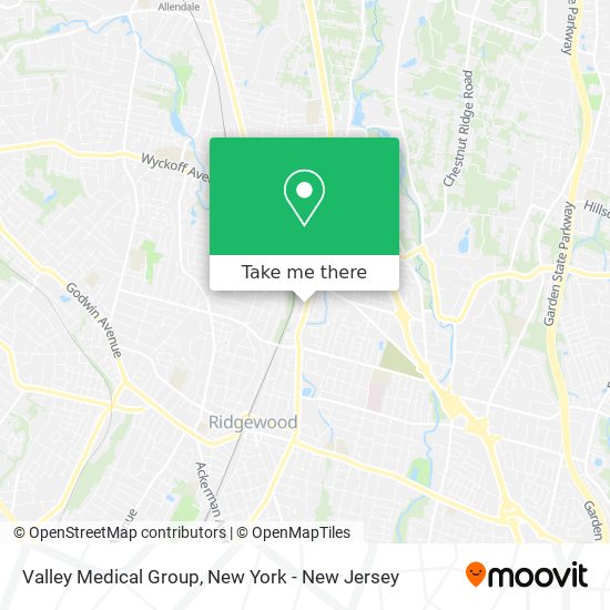 Mapa de Valley Medical Group