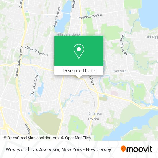 Westwood Tax Assessor map