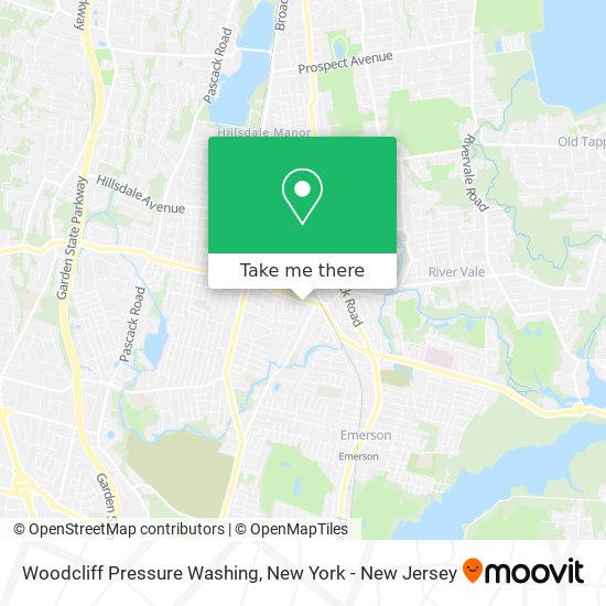 Woodcliff Pressure Washing map