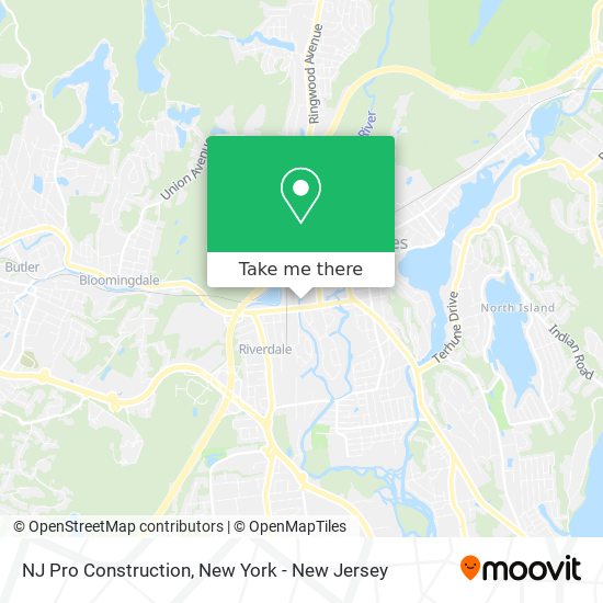 NJ Pro Construction map