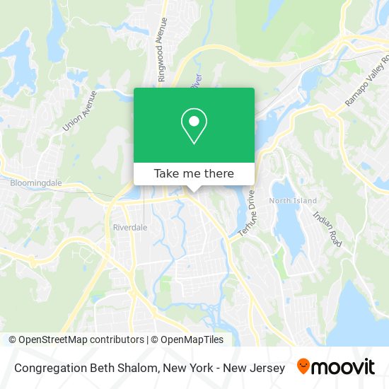 Mapa de Congregation Beth Shalom