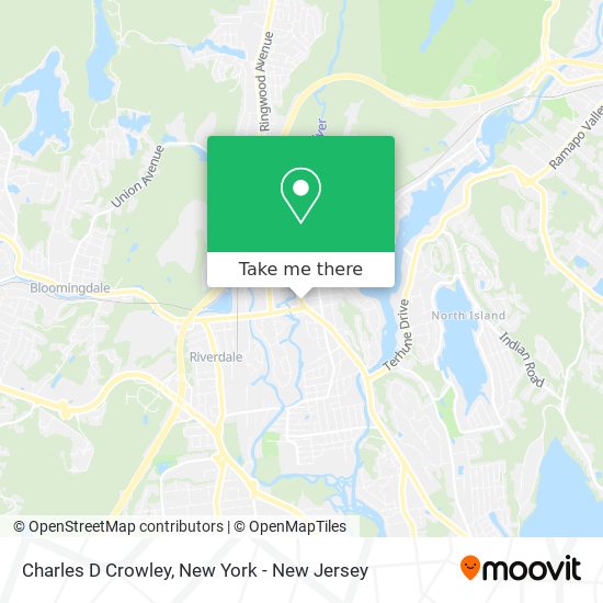 Charles D Crowley map