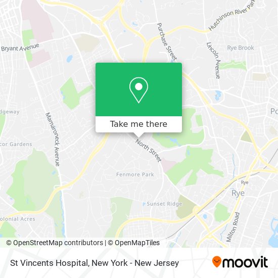 St Vincents Hospital map