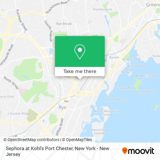 Sephora at Kohl's Port Chester map