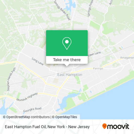 East Hampton Fuel Oil map