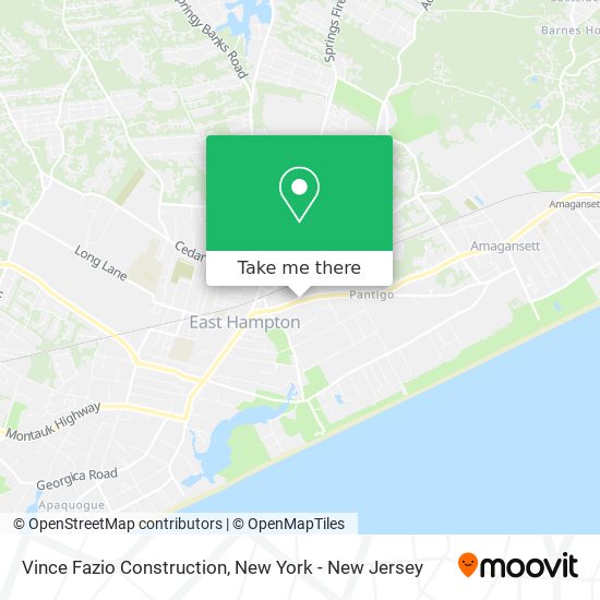 Mapa de Vince Fazio Construction