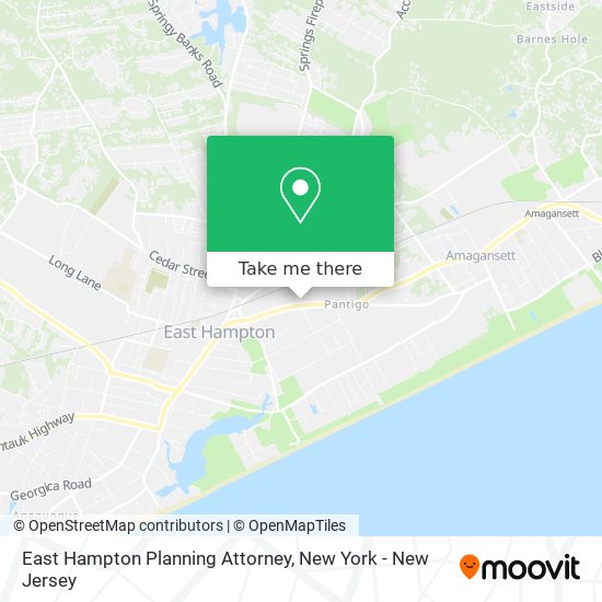 East Hampton Planning Attorney map