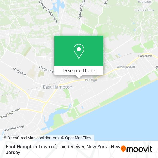 Mapa de East Hampton Town of, Tax Receiver