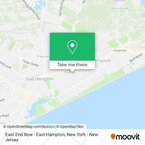 East End Row - East Hampton map