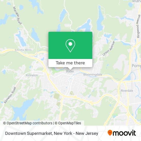 Mapa de Downtown Supermarket