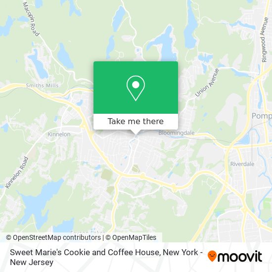 Mapa de Sweet Marie's Cookie and Coffee House