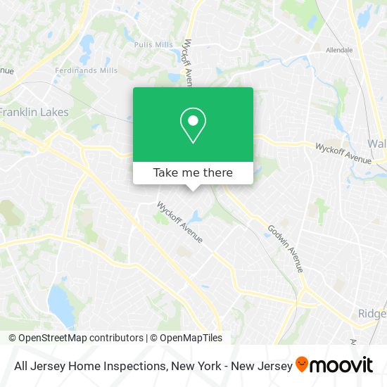 All Jersey Home Inspections map