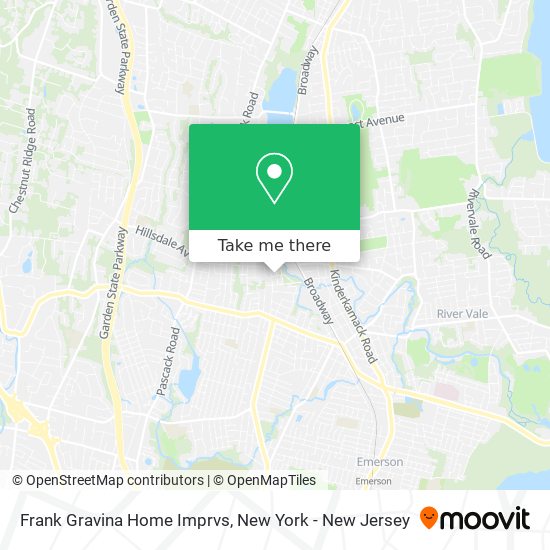 Mapa de Frank Gravina Home Imprvs