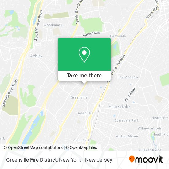 Mapa de Greenville Fire District