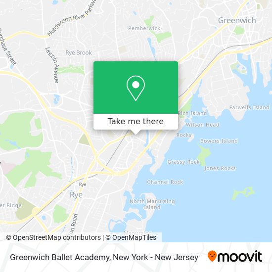 Mapa de Greenwich Ballet Academy