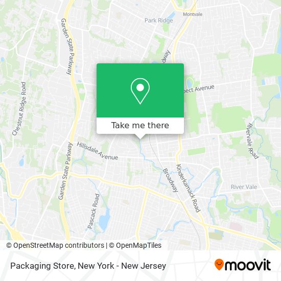 Mapa de Packaging Store