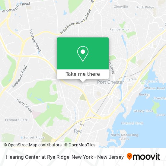 Hearing Center at Rye Ridge map