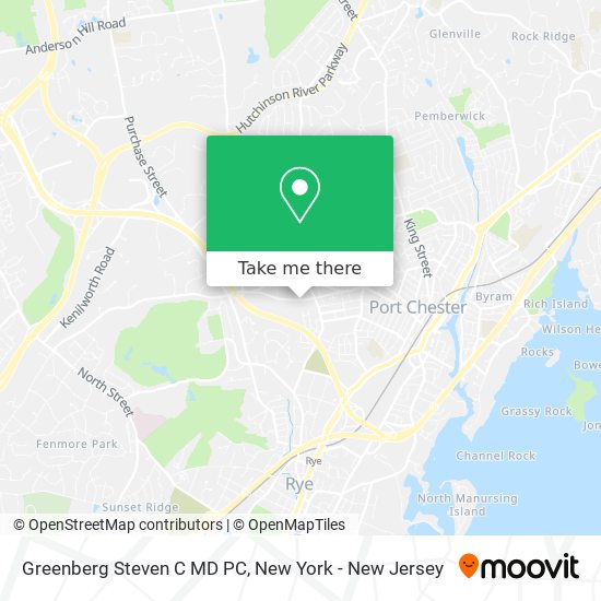 Greenberg Steven C MD PC map