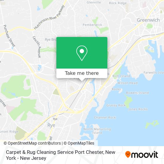 Carpet & Rug Cleaning Service Port Chester map