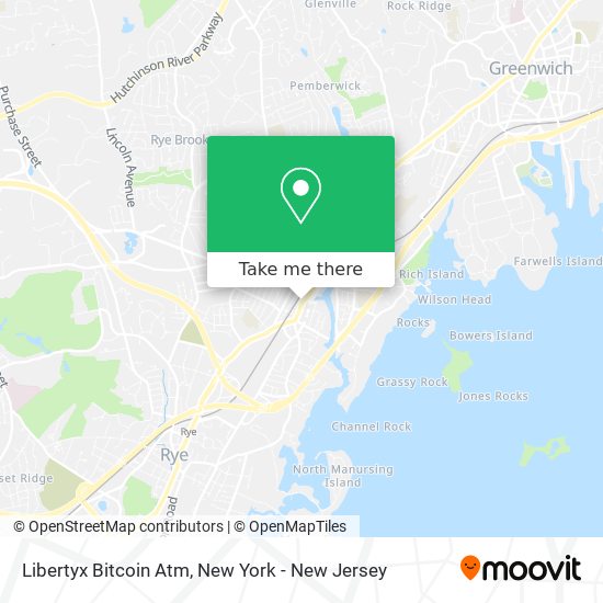 Mapa de Libertyx Bitcoin Atm