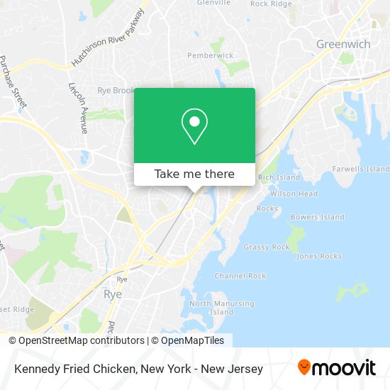 Kennedy Fried Chicken map