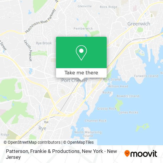 Patterson, Frankie & Productions map
