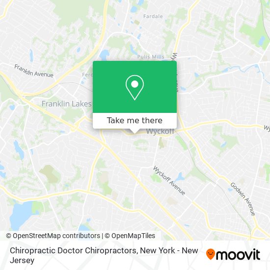 Chiropractic Doctor Chiropractors map