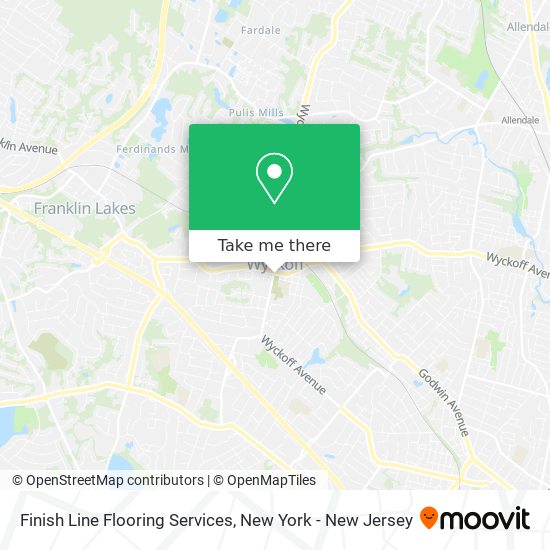 Finish Line Flooring Services map