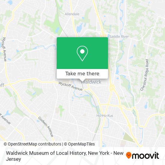 Mapa de Waldwick Museum of Local History