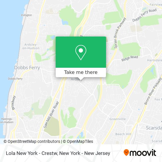 Lola New York - Crestw map