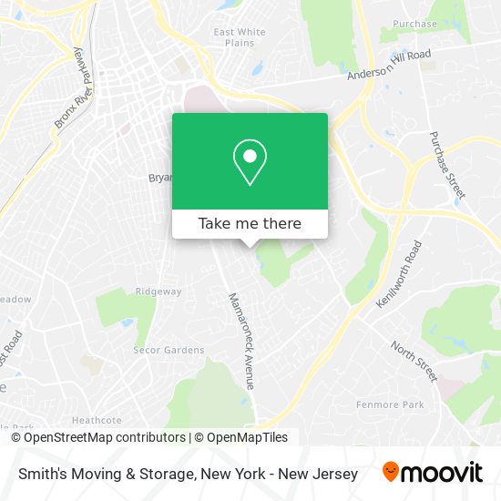 Mapa de Smith's Moving & Storage