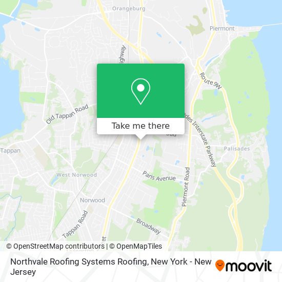 Northvale Roofing Systems Roofing map