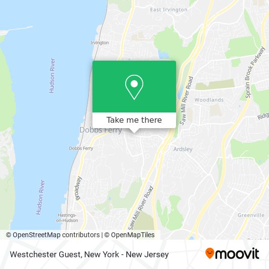 Westchester Guest map