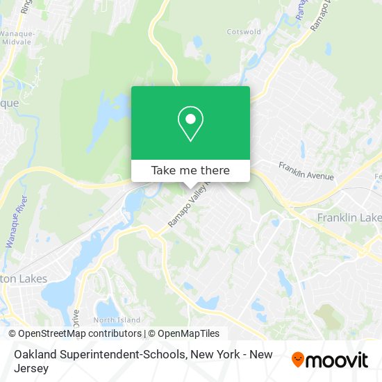 Oakland Superintendent-Schools map