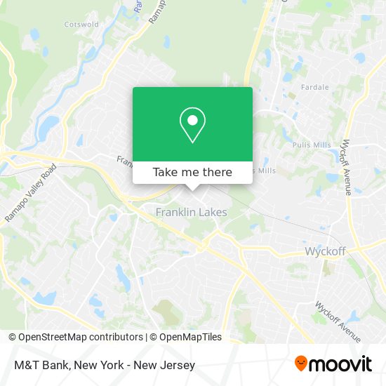 M&T Bank map