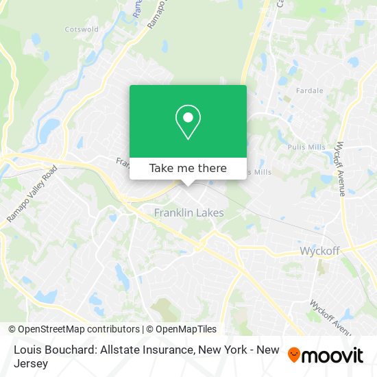 Mapa de Louis Bouchard: Allstate Insurance