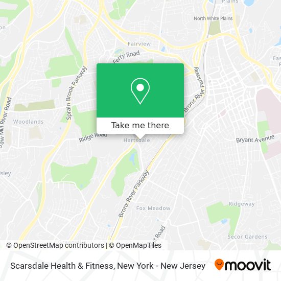 Mapa de Scarsdale Health & Fitness