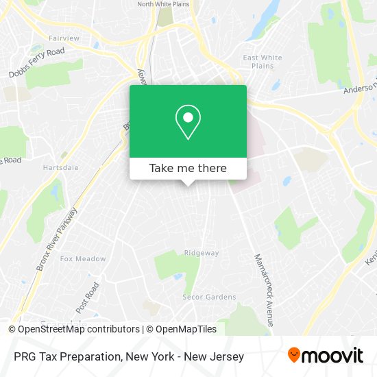 PRG Tax Preparation map