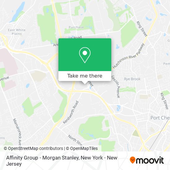 Mapa de Affinity Group - Morgan Stanley