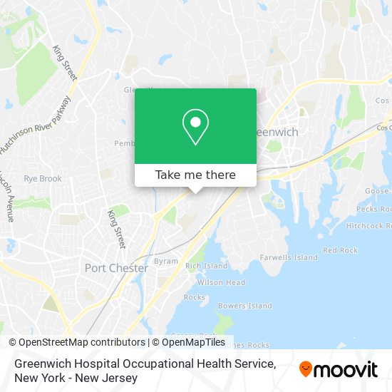 Greenwich Hospital Occupational Health Service map