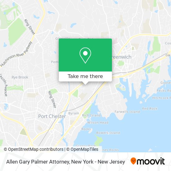 Allen Gary Palmer Attorney map