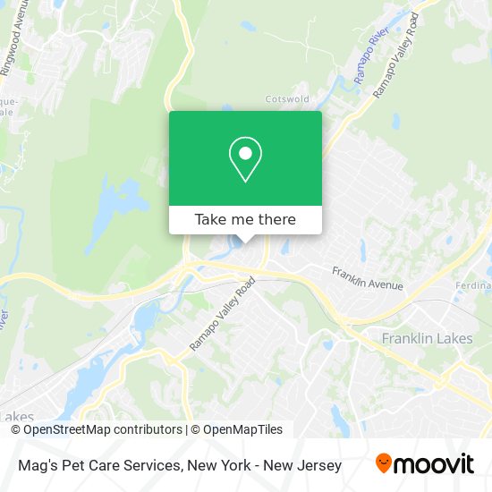 Mag's Pet Care Services map