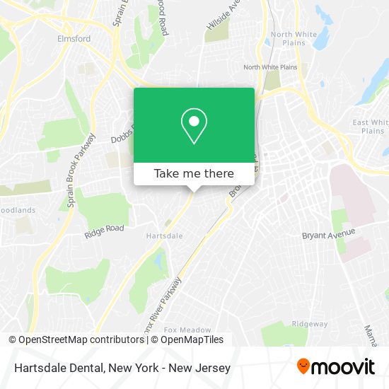 Hartsdale Dental map