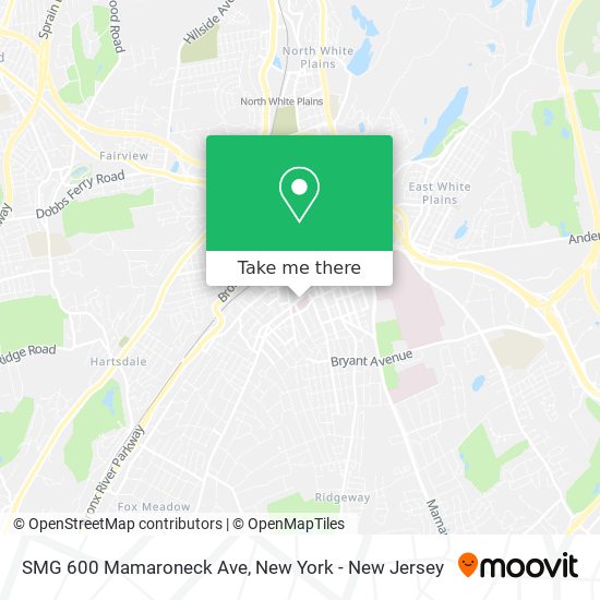 SMG 600 Mamaroneck Ave map