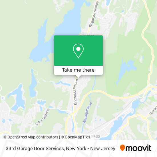 33rd Garage Door Services map